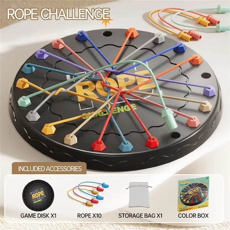 Chain Triangle Chess Game Triggle Rubber Band Game Educational Interactive Game Battle Set For Family Party Gift