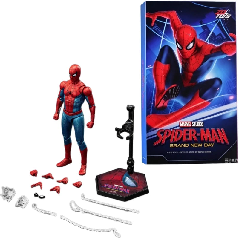 ZDTDS Original Spider Man Brand New Day PUNK SUIT Scarlet Spider 2099 ADVANCED SUIT 1/10 Marvel Action Figure Model Toy Gift