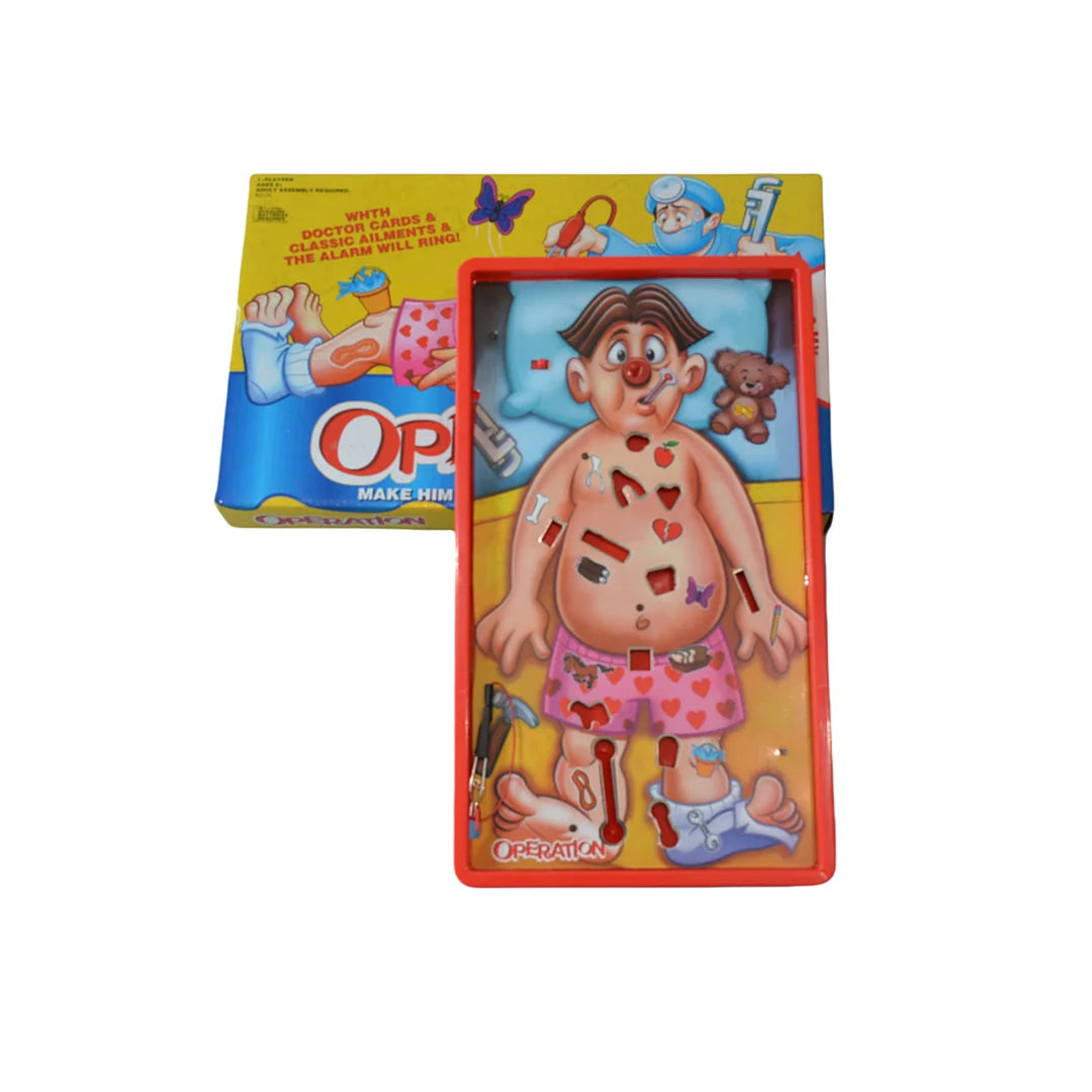《Operation》, a Simulation Rescue Game, Circuit Game, Imitation of a Doctor's Operating Table, Interactive Game That Requires Careful Attention to Human Balance, Board Game, Suitable as a Gift, Ideal for Parties
