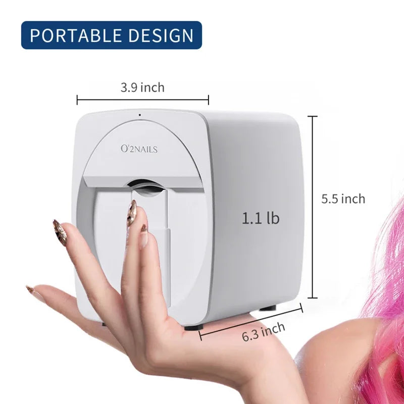 Original Mobile Nail Printer 3d Professional Digital Nails Printer Artpro Nails Polish Printer Machine for Nail Salon and Person