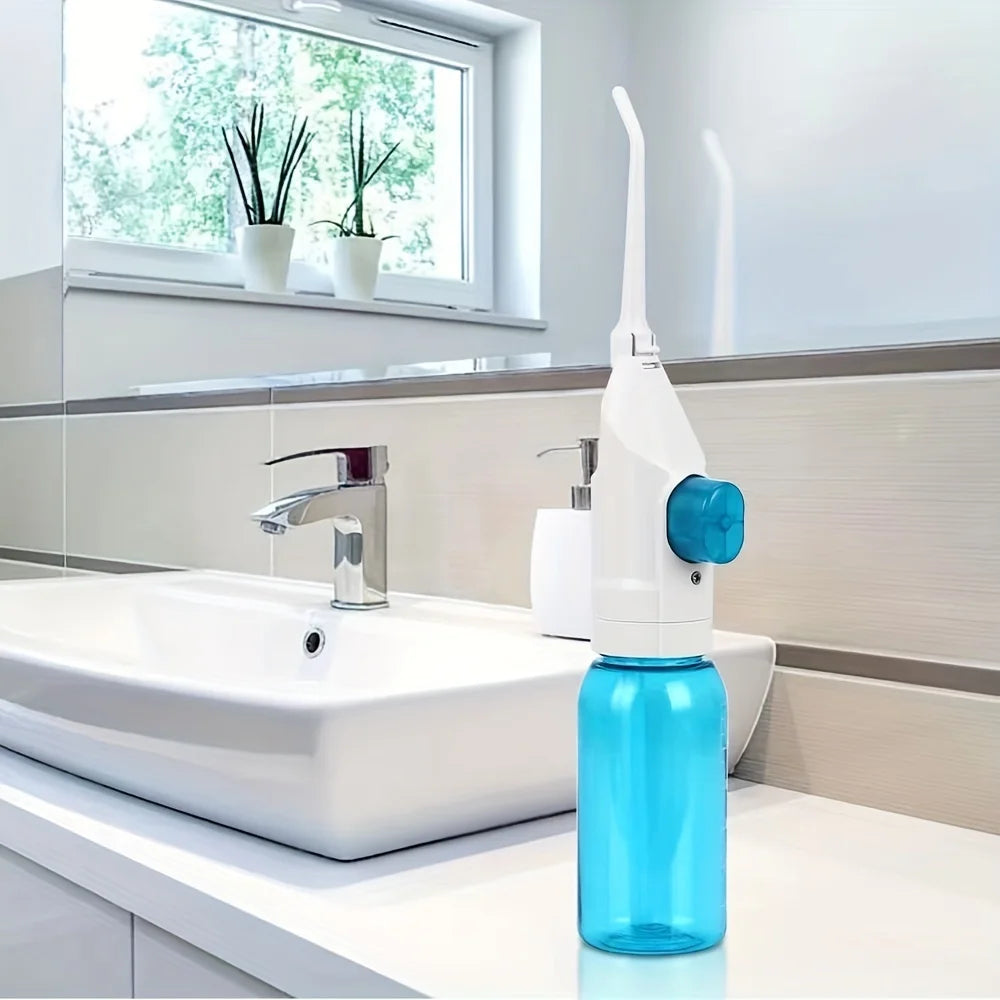 Keep your smile fresh on the go with this portable oral irrigator—high-pressure water flossing for a deep clean anytime, anywhere!