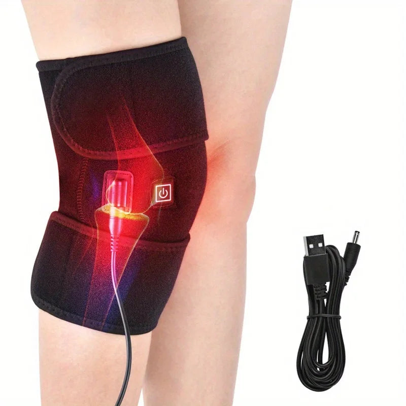 Heated Knee Brace Wrap Heating Pads for Knee Fast Heating Electric Heat Pad 3 Adjustable Suitable for both men and women