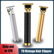 Get the perfect cut with this vintage electric hair clipper—rechargeable and designed for men who want sharp, clean trims anytime!