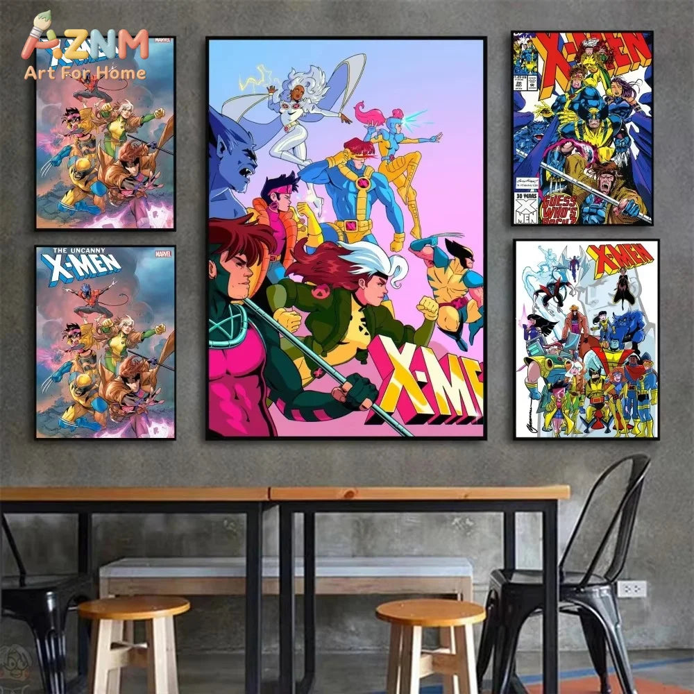 1pc X-X-M-MEN Classic Movies Poster Poster Art Print Bar Living Room Furniture Decor