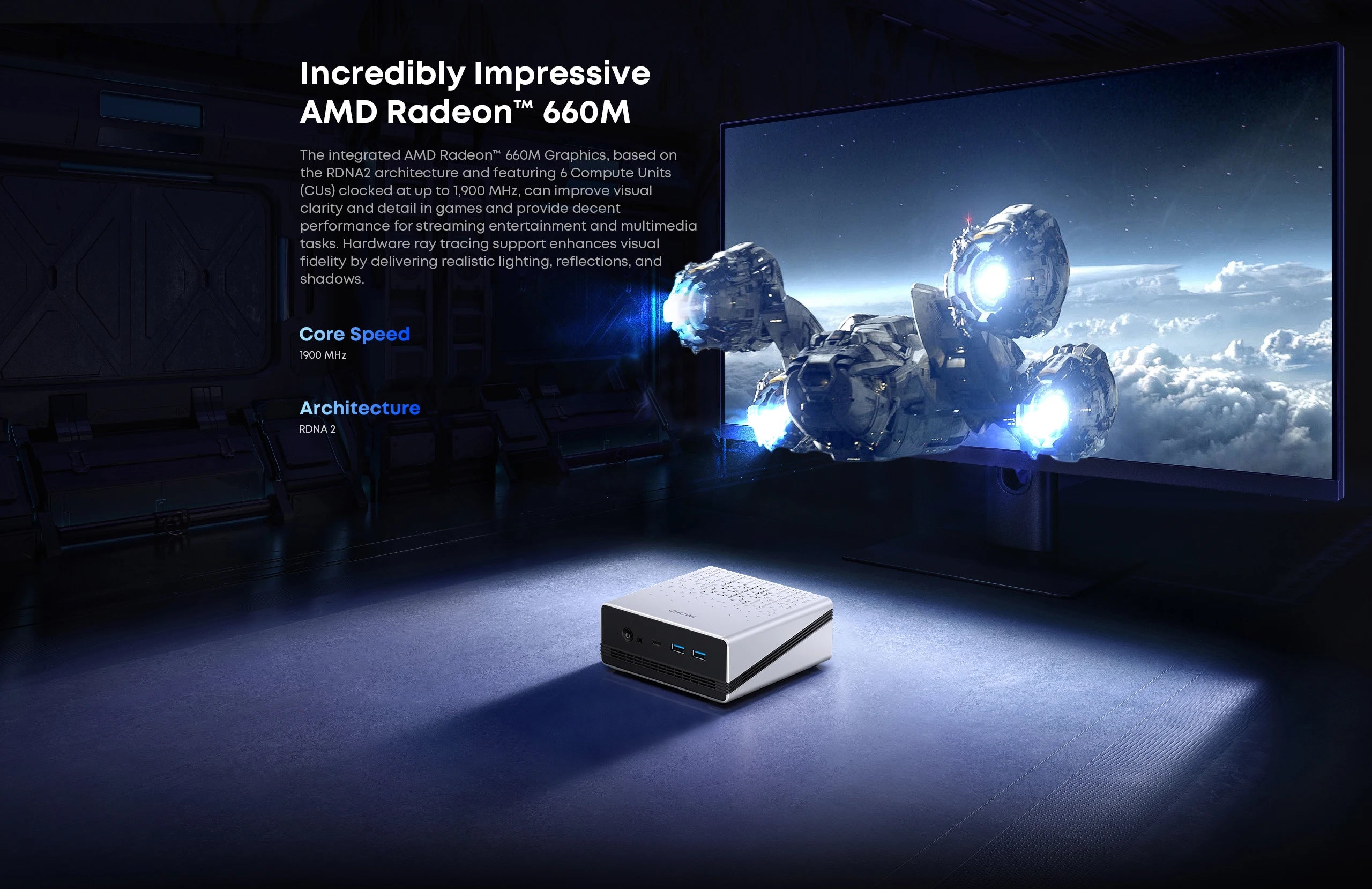 Power through tasks with this mini PC featuring AMD Ryzen 6600H or 7430U processors, 16GB RAM, and 512GB SSD. Runs Windows 11 and supports 4K decoding—perfect for high-performance desktop computing in a compact design!