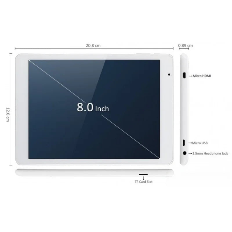 X80 Tablet 8 Inch Intel Z3735F Windows 10 2GB RAM 32GB ROM Quad Core IPS 1280*800 IPS WIFI Bluetooth 4.0