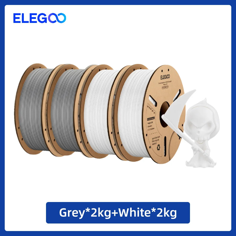 ELEGOO 1.75mm PLA Filament 1kg Plastic 3D PLA for 3D Printer Consumables Material for FDM 3D Printer NEPTUNE 3 PRO