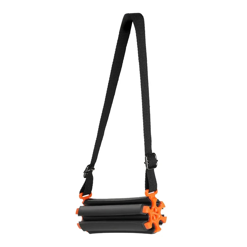 New Portable Golf Club Carrier 6-Club Retainer Clips with Adjustable Strap Lightweight Golf Club Holder for Outdoor Sports