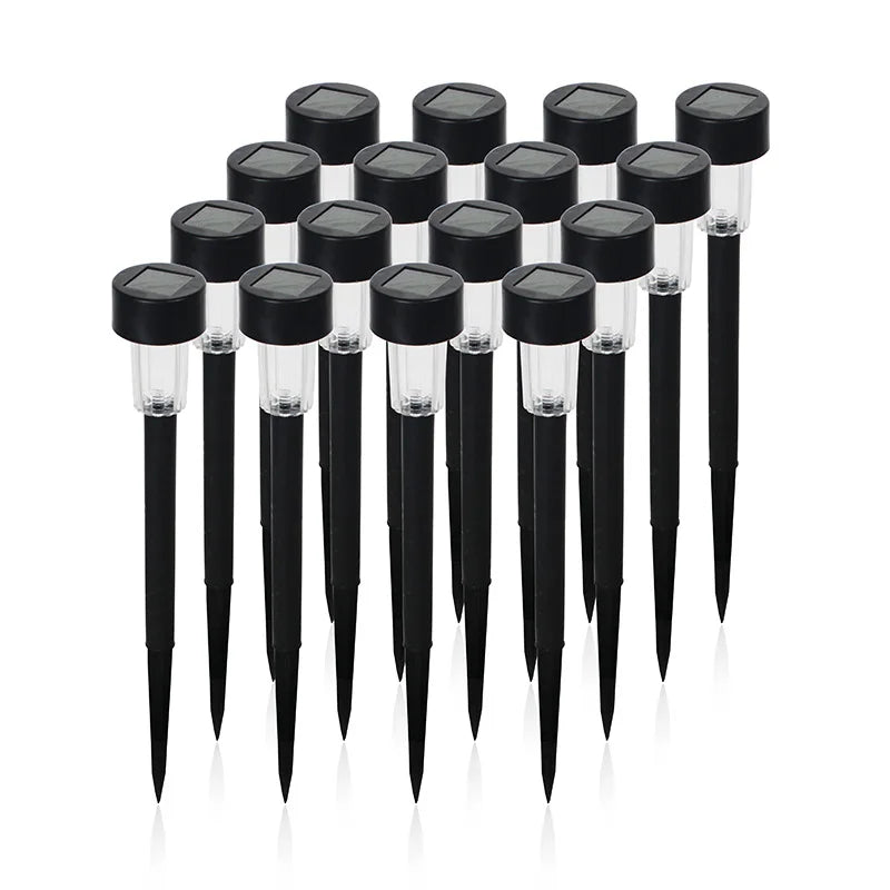 Solar Outdoor Lights New Garden Lamps Powered Landscape Path Yard Backyard Lawn Patio Decorative LED Lighting Waterproof