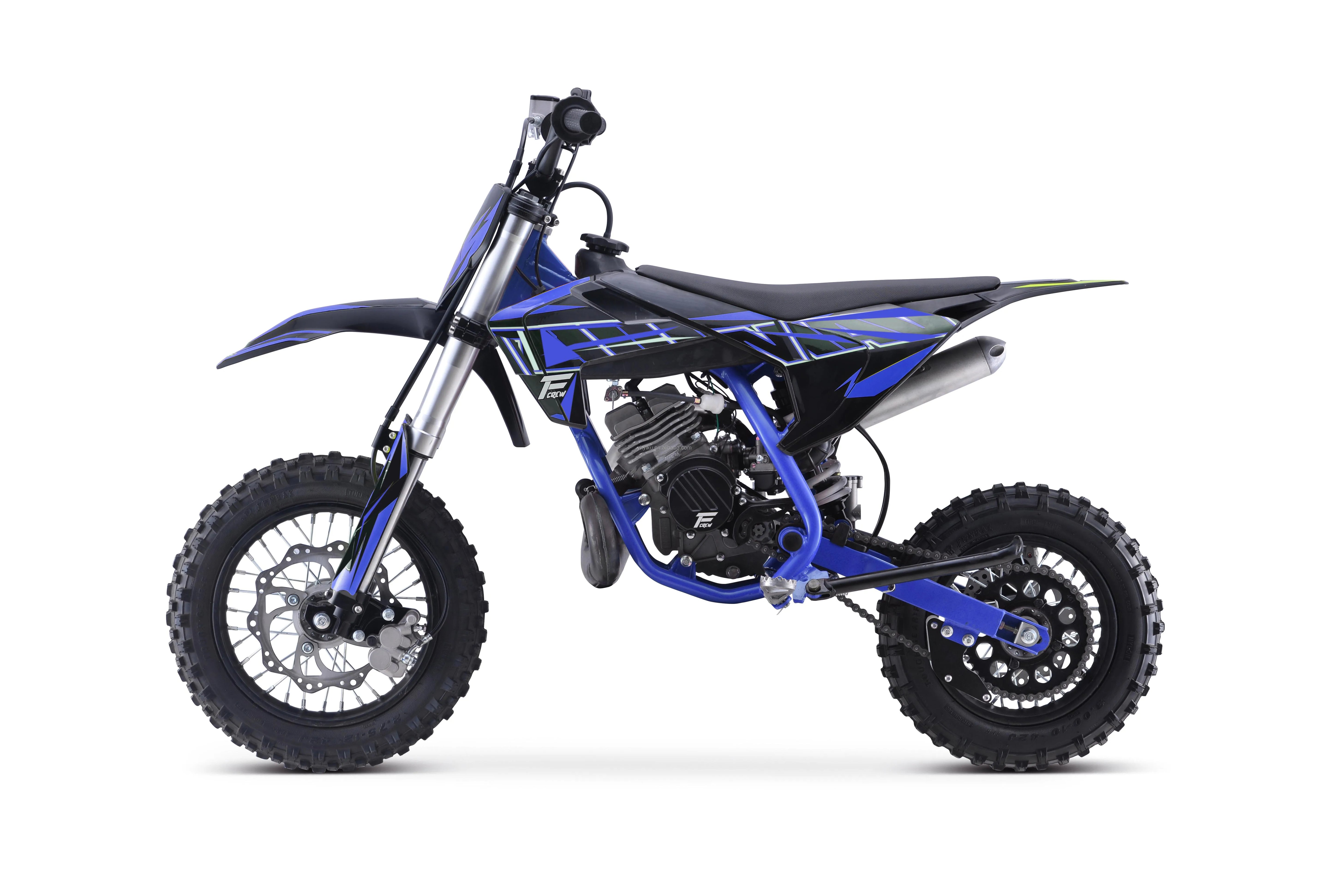 Perfect for young riders, this 50cc 2-stroke mini dirt bike features electric start and off-road capability—ideal as a pit bike for kids ready for adventure!