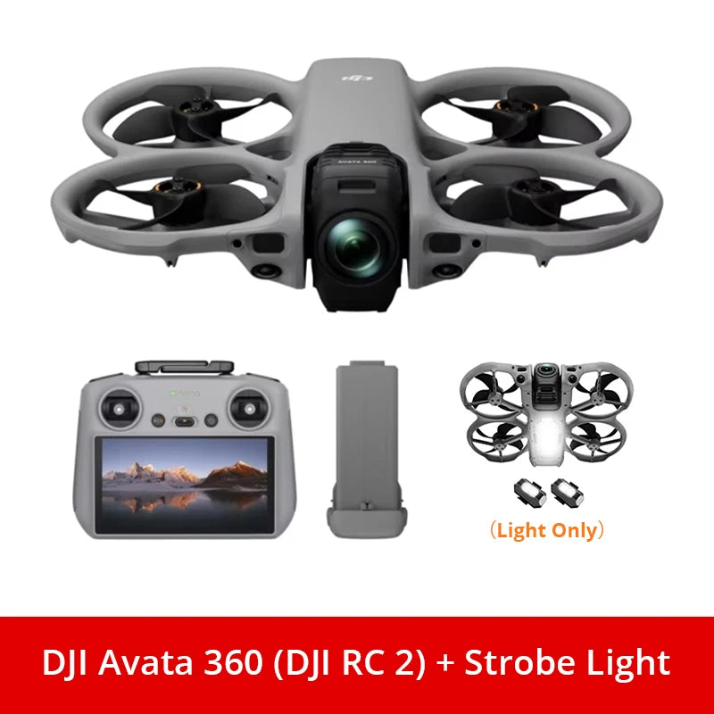 DJI Avata 360 360° Panoramic FPV Drone With Camera & Optional Accessories Drones 4K Professional 8K HDR Video 1-Inch Sensor All-Round Obstacle Avoidance