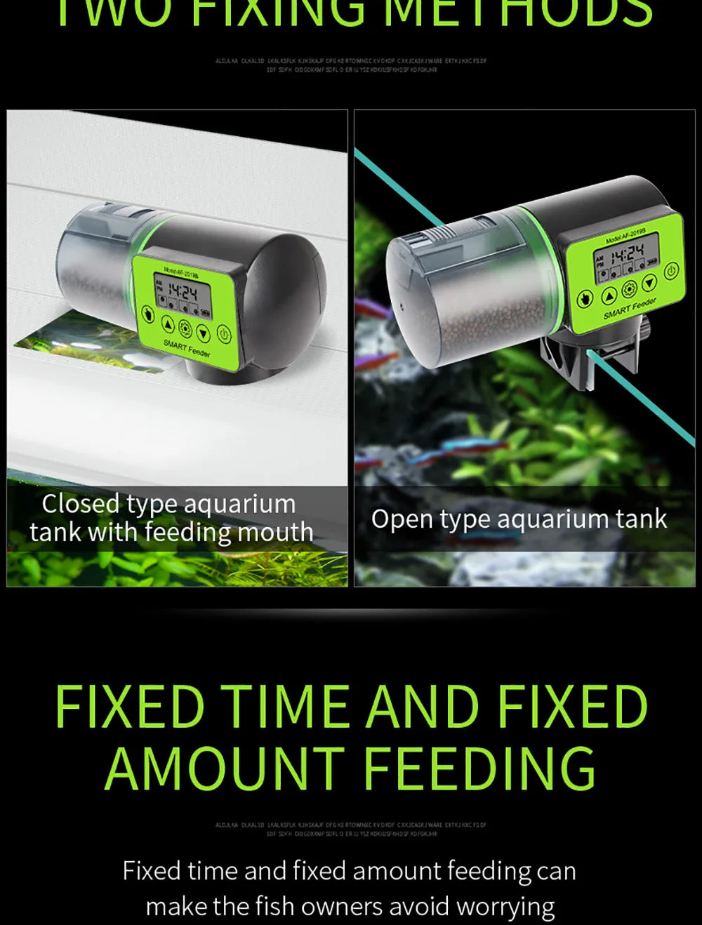 Automatic Fish Feeder Digital Fish Tank Aquarium Food Dispenser Plastic Intelligent Timing Electric Fish Feeding Tool For Turtle