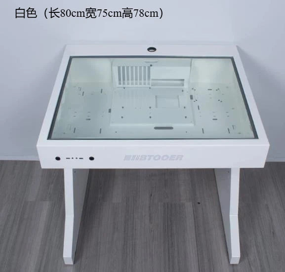 Computer Chassis Integrated Table, Two Hosts Can Be Installed for Two People, Cool Large Chassis Table,