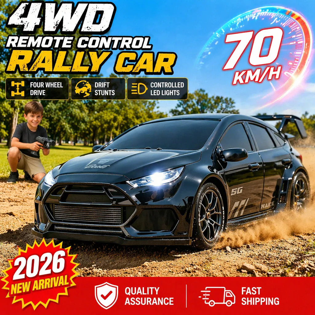RC Racing Car 70km/H High Speed Drif Sports Car 2.4g 4wd Brushless Speed Champion with LED Lights Remote Controlled Cars for Kid