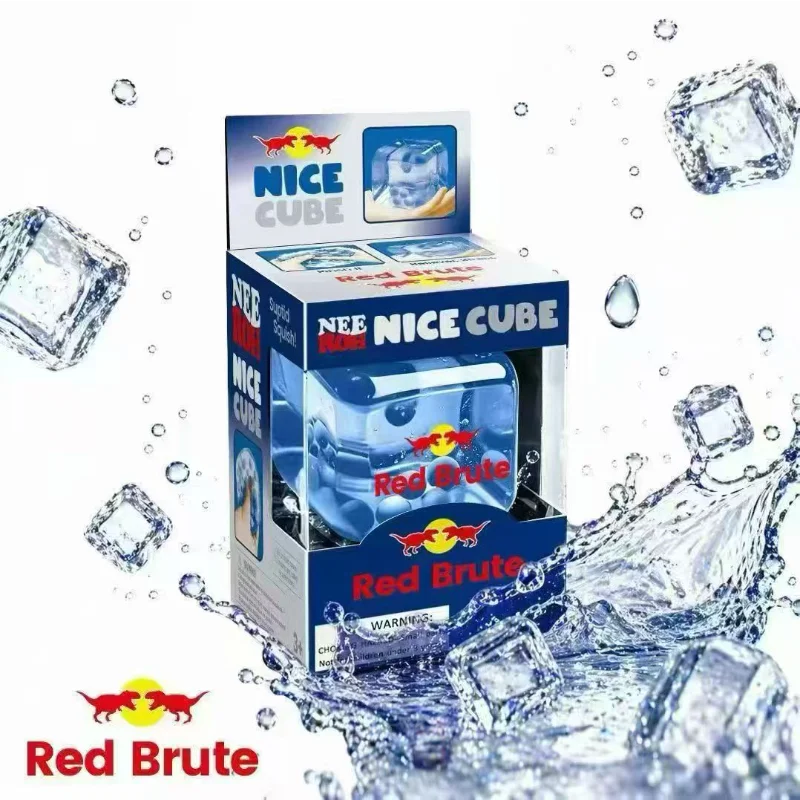 Schylling Needoh Nice Cube Sensory Fidget Toy Stress Relief Squishy Squeeze Cube Anti-Anxiety Focus Toy for Adults ADHD Autism