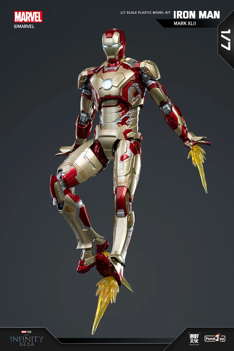 Original FondJoy Iron Man Tony Stark Legend MK42 MK43 MK50 MK6 DIY building block Toys  Action Figure Collection Anime Model