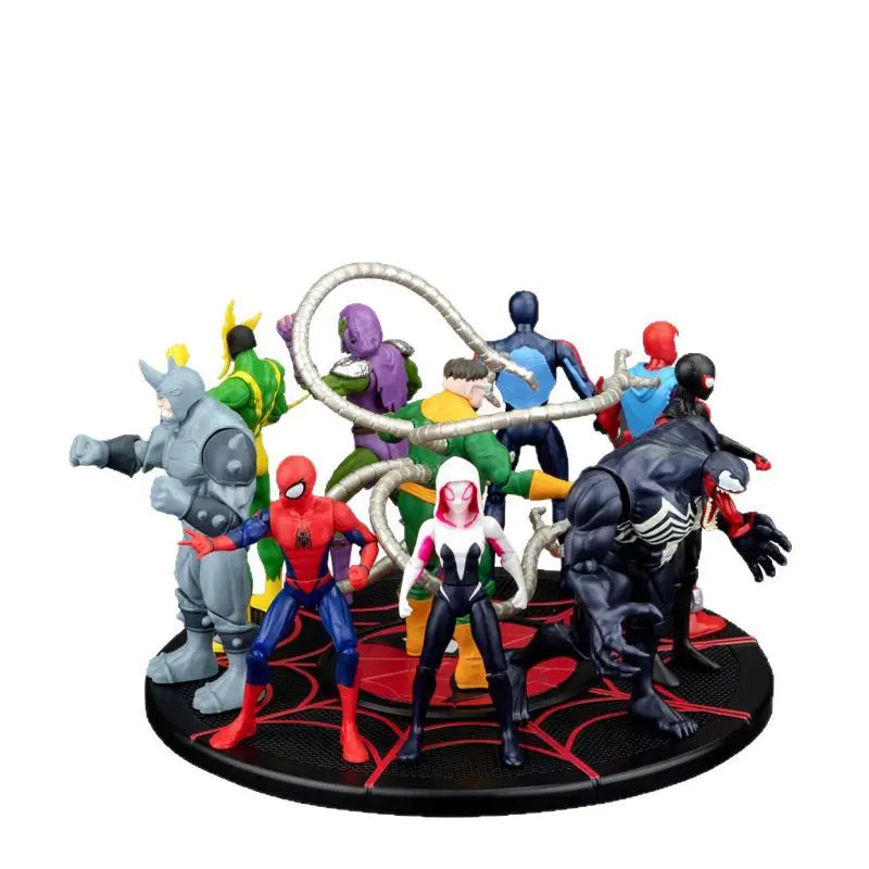 ZD Original Spider Man 4inch GREEN GOBLIN Doctor Octopus VENOM Action Figures MILES GWEN ELECTRO SCARLET SPIDER 2099 RHINO Toys