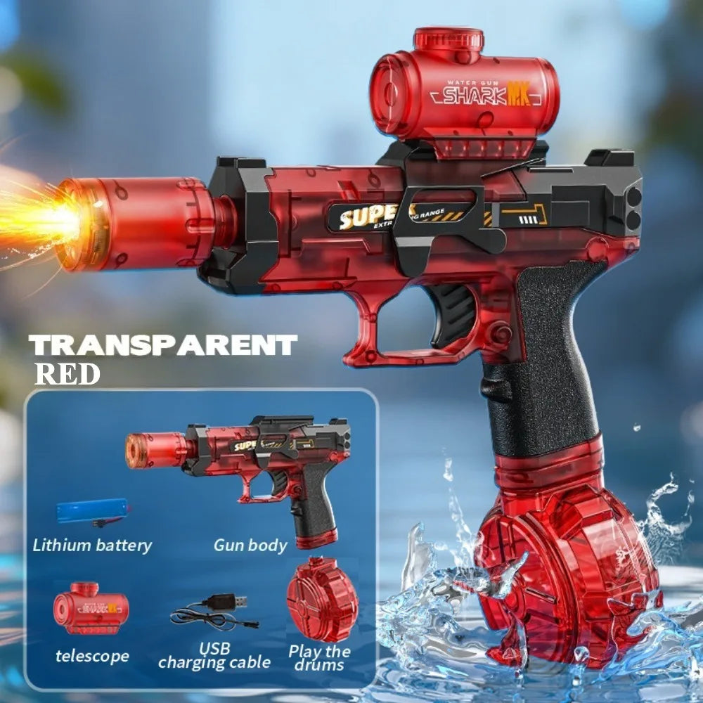 Spider Wrist Press Water Gun Summer Shooting Water Toy Plastic with Gloves Christmas Gift for Children Cosplay Props Games