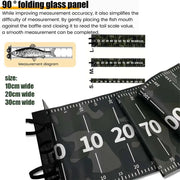 1pcs Fishing Ruler PVC Waterproof Durable Of Measuring Tape for Tackle Box, Boat, Kayak Fishing Gear Use Width 10cm 20cm 30cm