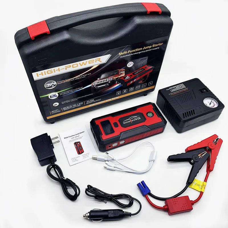 12V Power Bank 98000mAh Jumpstarter Auto Buster Emergency Booster Car Charger Jump Start Car Starting Device Battery