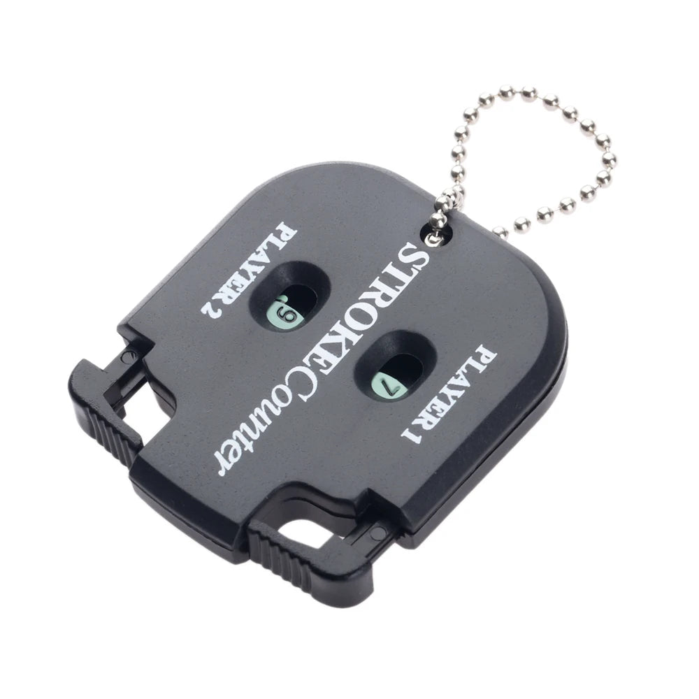 Black Durable Portable Training Aids Golf Accessories Count Stroke Score Counter Golf Shot With Key Chain