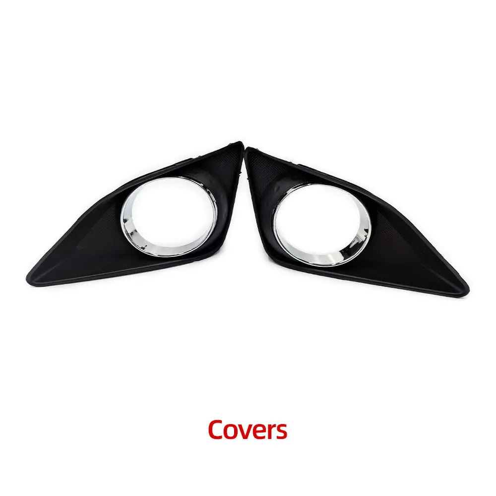 1 Set For Toyota Corolla 2008 2009 2010 Led Fog Lights Fog Lamp Assembly Fog Light Cover Grill Headlight Foglights Frame Frames