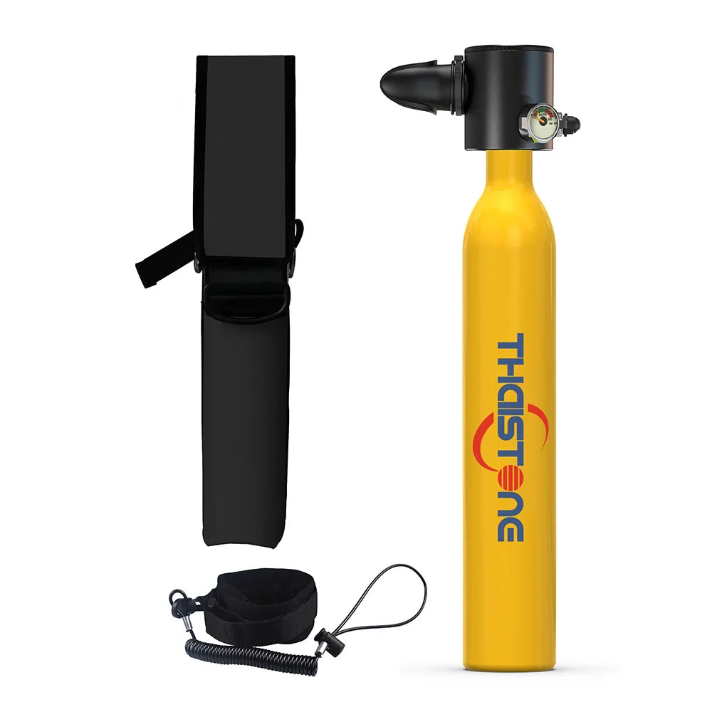 THAIITONEE-Mini Scuba Diving Tank, Underwater Swimming Swimmer, Cylinder Equipment, Dive Bottle, Oxygen, 0.5L, 5-10 Minutes