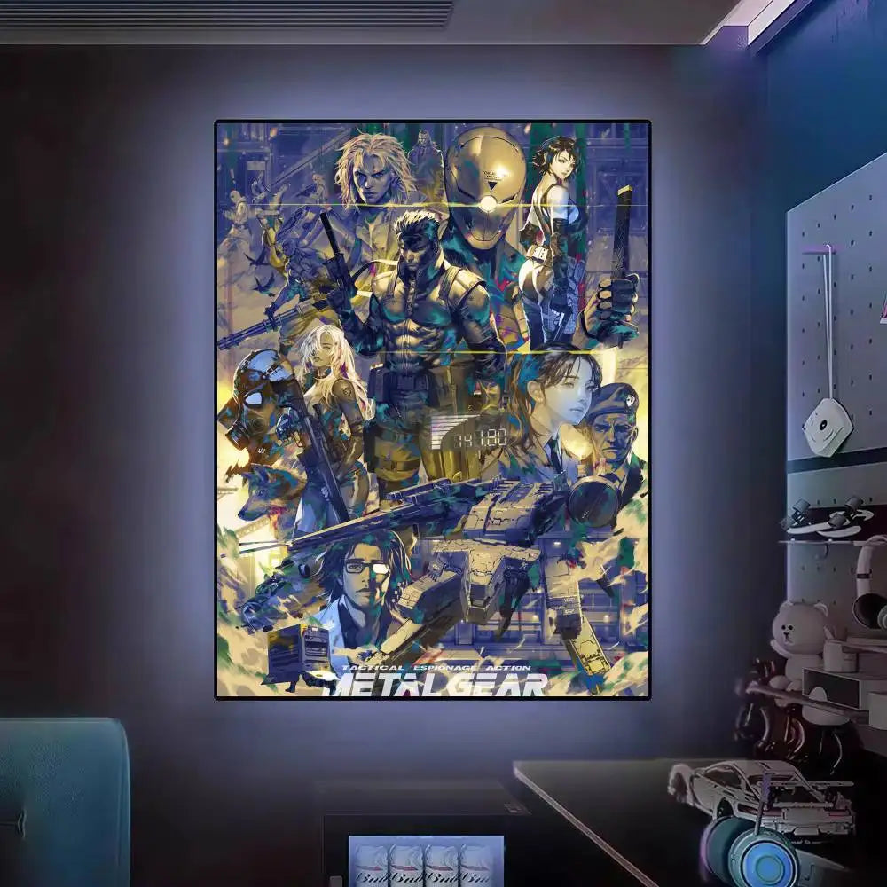 Gift Frameless Poster Personalized Gift For Lovers Customizable Decorative Home Decor Hot Game Metal Gear Solid Solid
