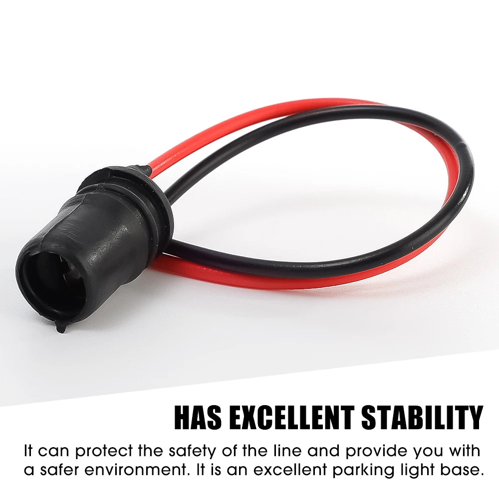 T10 W5W Car Wedge Light Bulb Socket Connector Holder Extension LED Lamp Bulb Base Holder Replacement Car Parts 6/1pcs