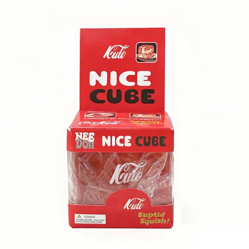 Schylling Needoh Nice Cube Sensory Fidget Toy Cola Anxiety Sensory Stress Relief Focus ADHD & Office Desk Calming Perfect Gift