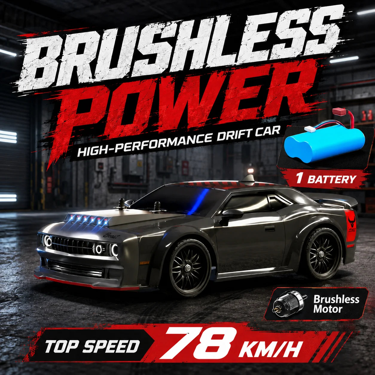ZNLYRION 70KM/H RC Toy SG216MAX PRO 4WD RC Drift Car 1:16 Scale  2.4G Remote Control Brushless Racing Car With LED Lights for Adults