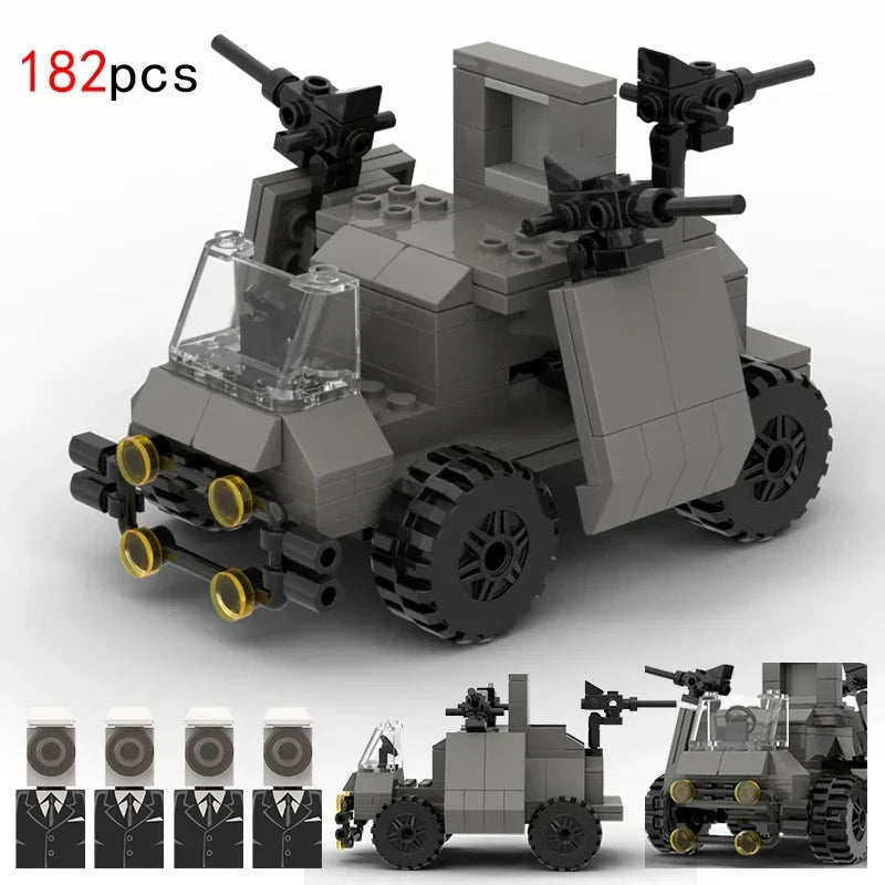 Moc Skibidi Toilet Action Figures Model Building Blocks Camerman Titan Speakerman Surveillance Man TVMan Boys Toys For Kids Gift
