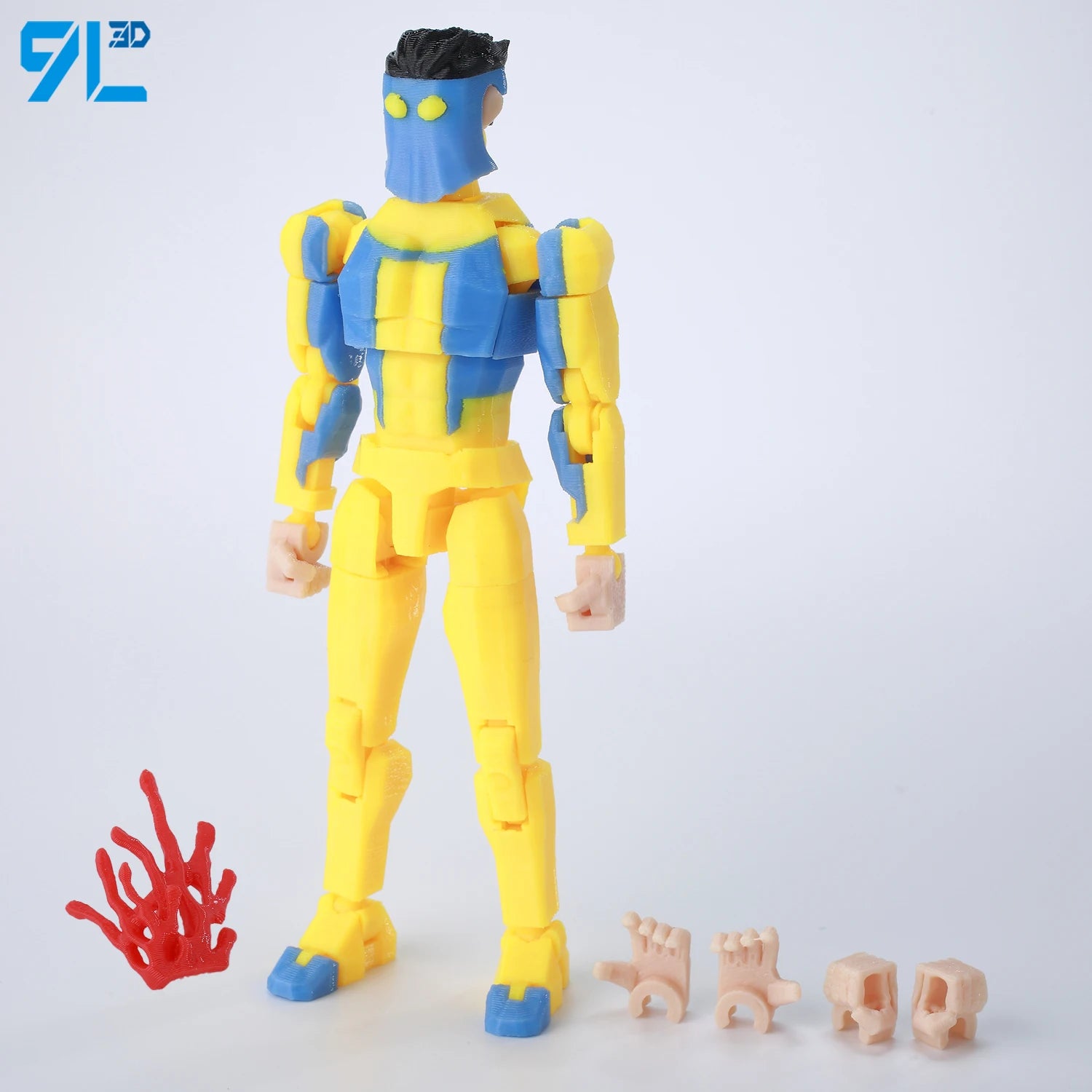 9L3D Printed Deadpool Wolverine Batman Spider-Man Venom Action Figures Dummy13 Lucky13 T13  Anime Model Toys Collectors Gifts