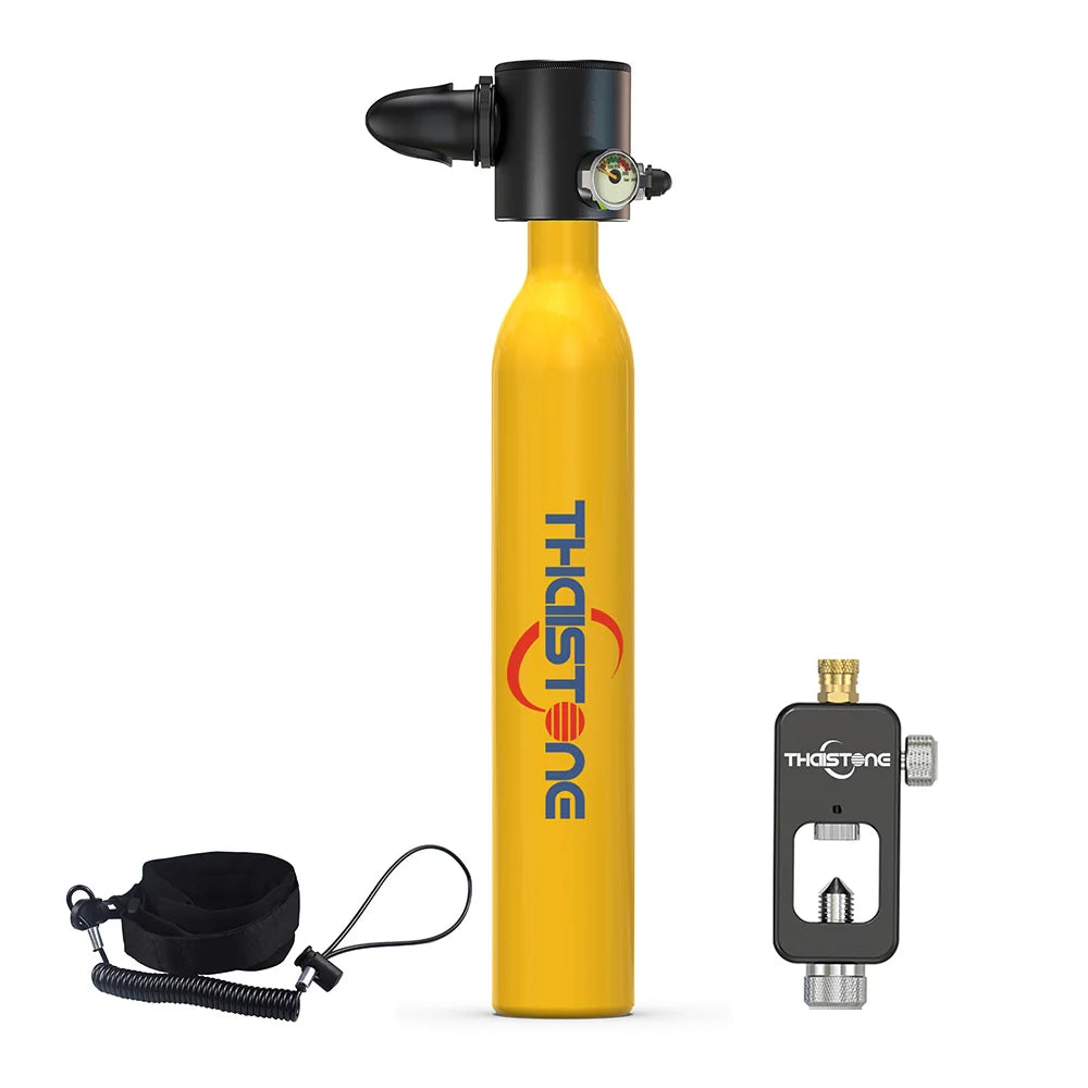THAIITONEE-Mini Scuba Diving Tank, Underwater Swimming Swimmer, Cylinder Equipment, Dive Bottle, Oxygen, 0.5L, 5-10 Minutes