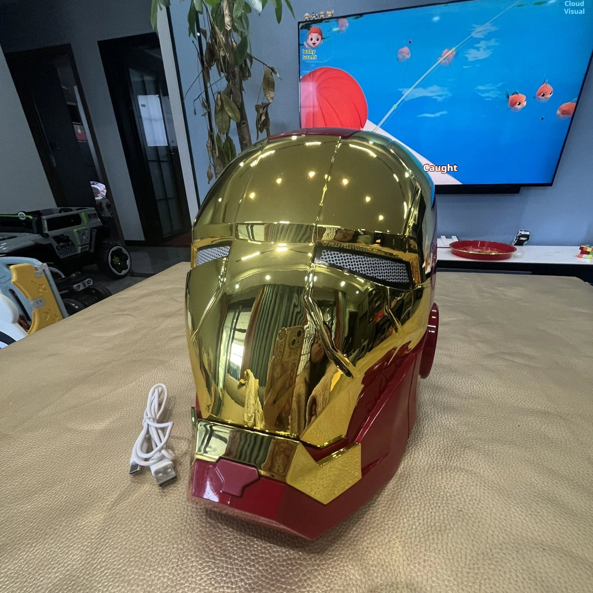 Hot-Sale New Cartoon Mask 1:1 Anime Peripheral Helmet Electric Wearable Voice Control Mask Model Adult Helmet Toy Birthday Gift