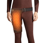 Heated Hip Support Brace Hip Heating Pad for Hip Sciatica Pain Relief with Massager Thigh Buttock Electric Heat Pad Family Gift