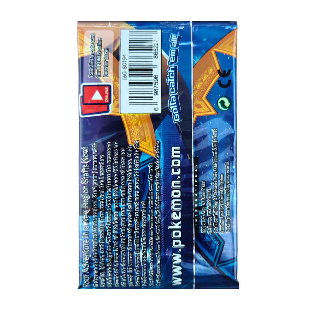 Pokemon TCG Sun & Moon Booster Box Sealed Trading Card Lunala Solgaleo Incineroar Decidueye Anime Collectible Collection Gift