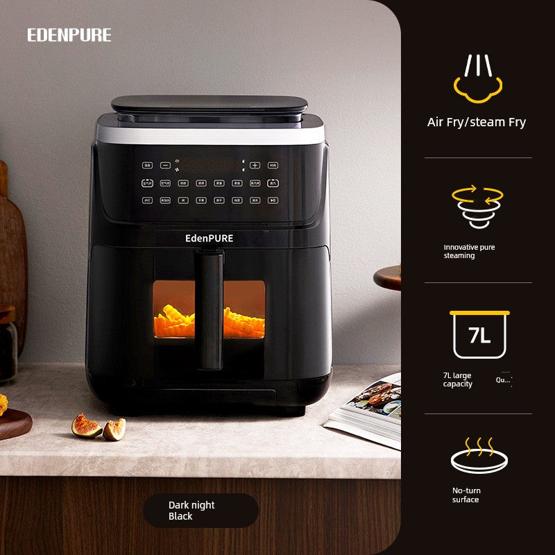 Cook smarter and healthier with this versatile steam air fryer—crispy, juicy, and steamed goodness all in one!