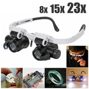 Watch- Jeweler Repair Magnifier Head-Mounted Headband Adjustable