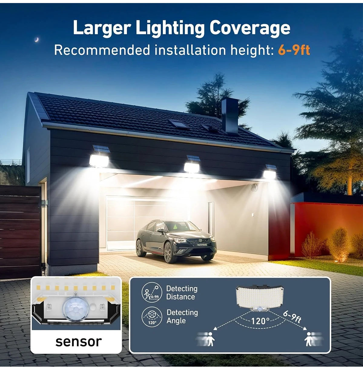 Brighten your outdoors effortlessly with these solar lights—conveniently controlled with a remote for easy on/off and mode adjustments!