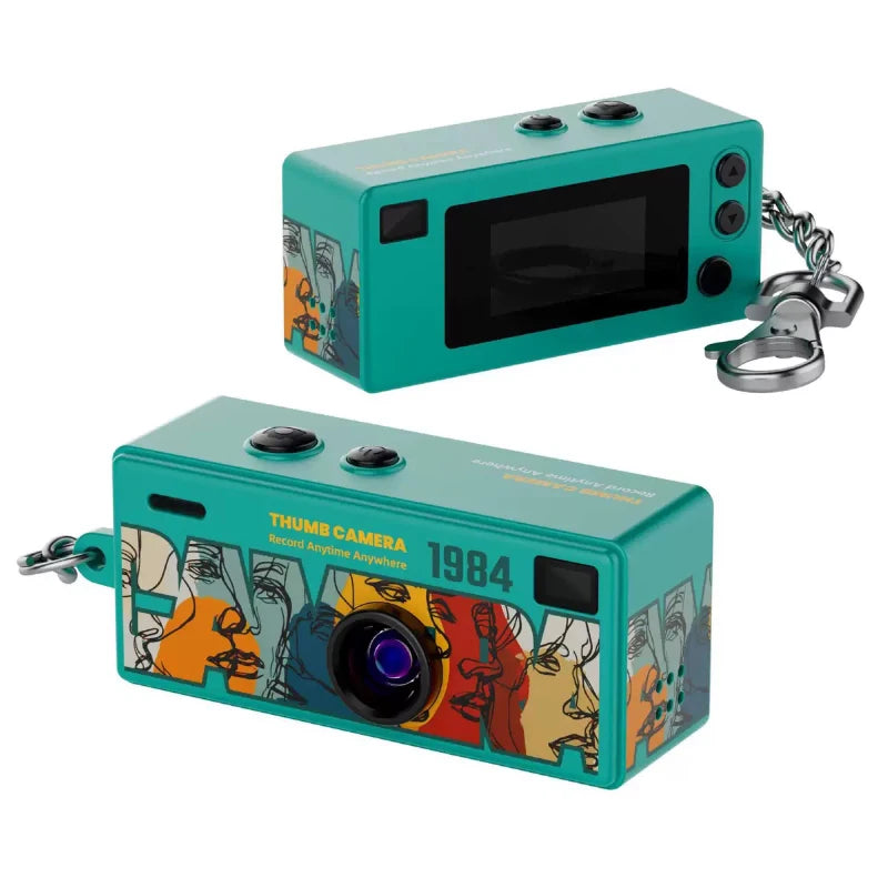 Retro Mini Keychain Thumb Camera 1080P