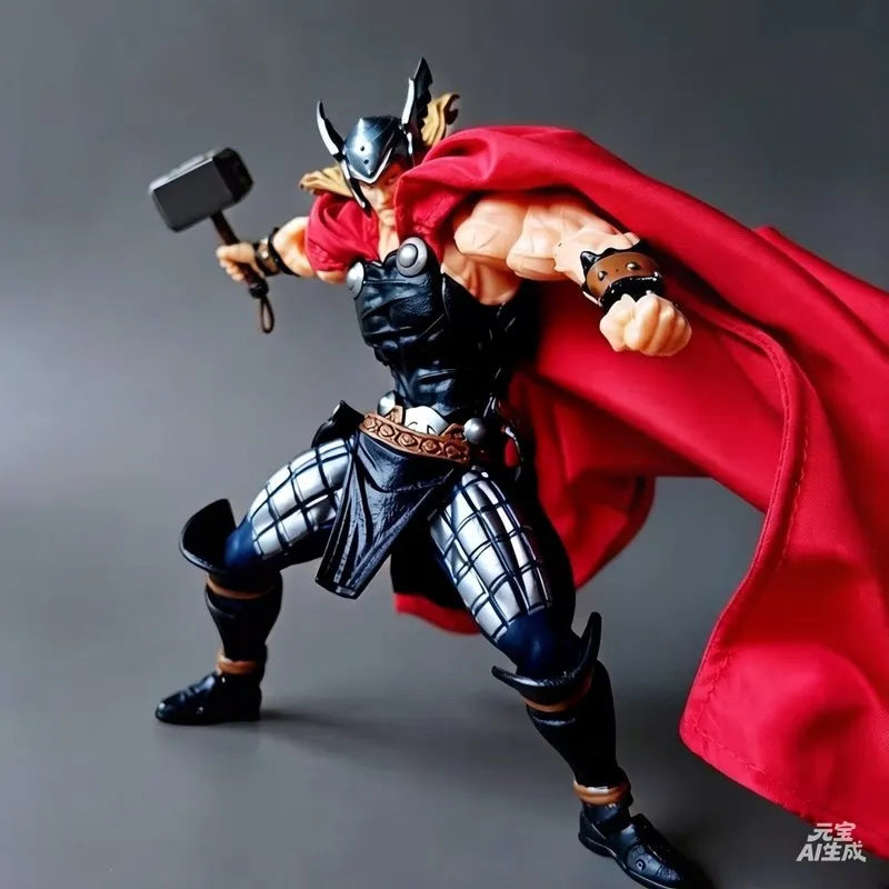 17cm Thor Odinson Yamaguchi Comic Version KO Action Figure Collectible Model Desktop Ornament Doll Gift