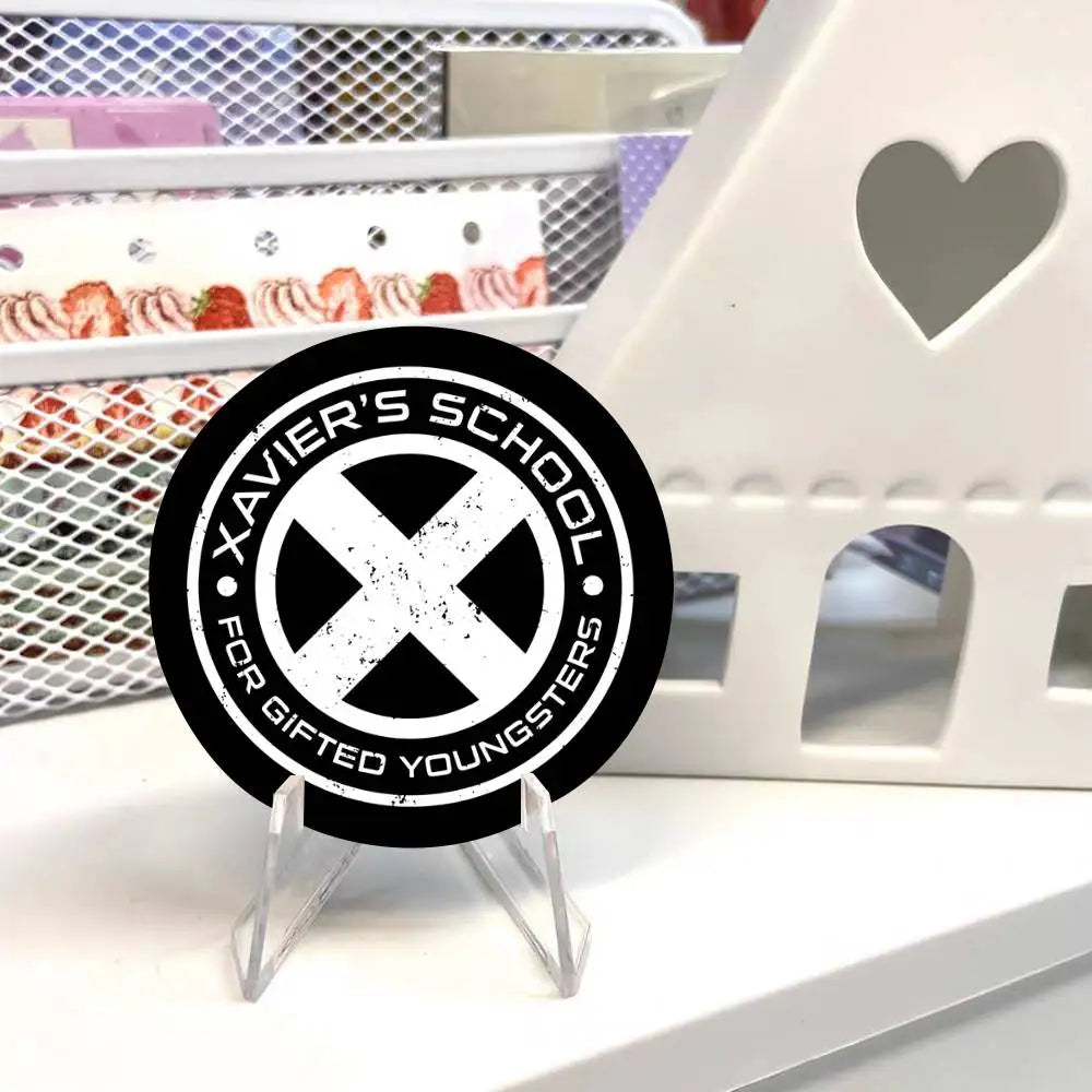 X-Xmen Logo Round Badge Creative Brooch Clothing Backpack Accessories Lapel Pin