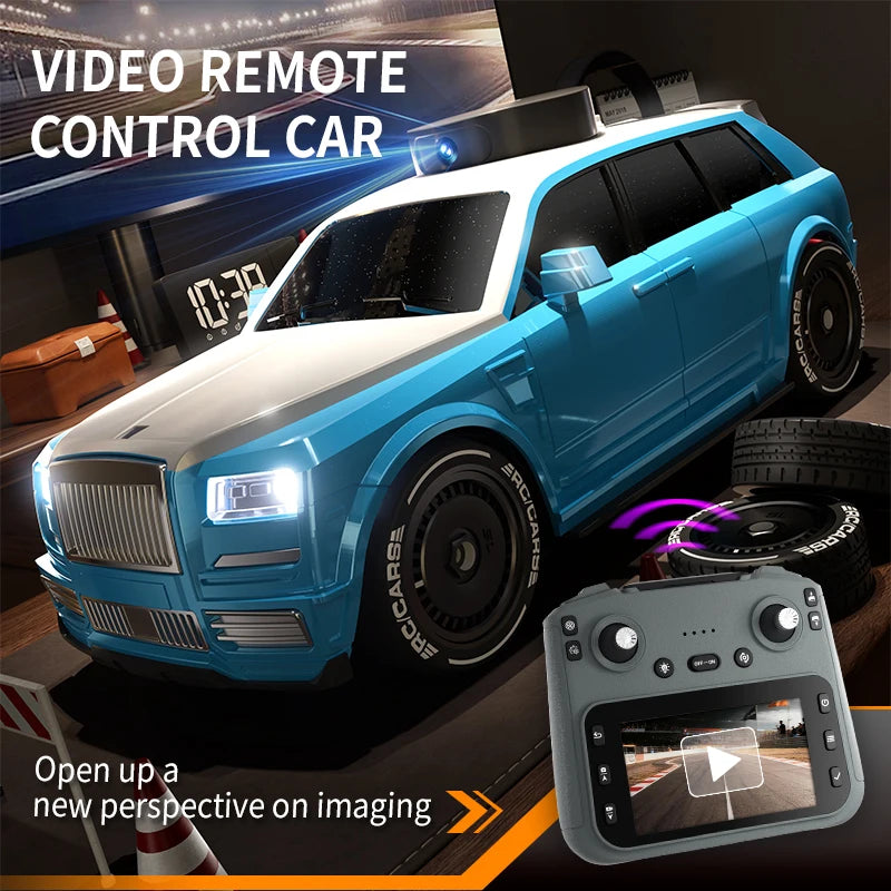 RC Drift Car with Camera 2.4G 4WD Remote Control Racing Car Toy Screen Display High Speed Off Road Vehicle Model Toys Kids Gifts