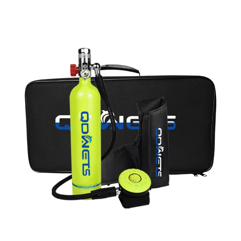 1L Scuba Diving Tank Professional Diving Equipment Underwater Breathing Scuba Tank Oxygen Cylinder 15-25 Minutes QDWETS