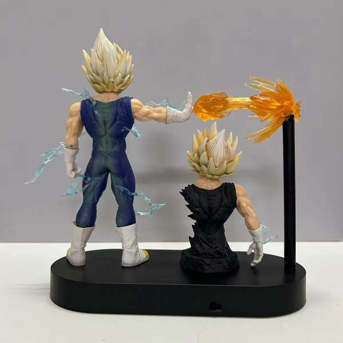 20cm Dragon Ball Majin Vegeta Desktop Light Action Figures