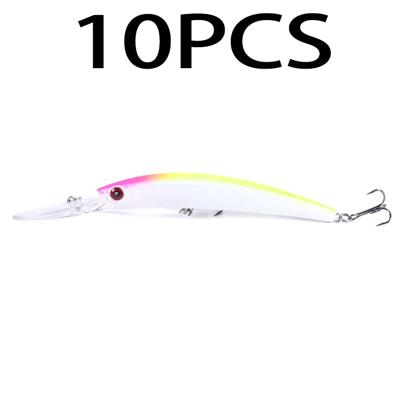 1pcs 15cm 15g  Deep Diving Jerkbait Artificial Hard Bait Fishing Wobblers Minnow Lure for Bass Pike Carp Fishing  Tackle