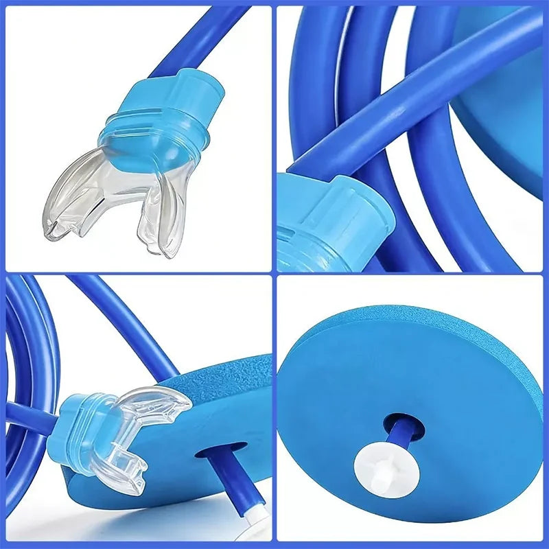 Foldable Dry Snorkel Silicone Anti Choking Swimming Snorkel Single Tube Snorkeling Breathing Tube for wimming Diving