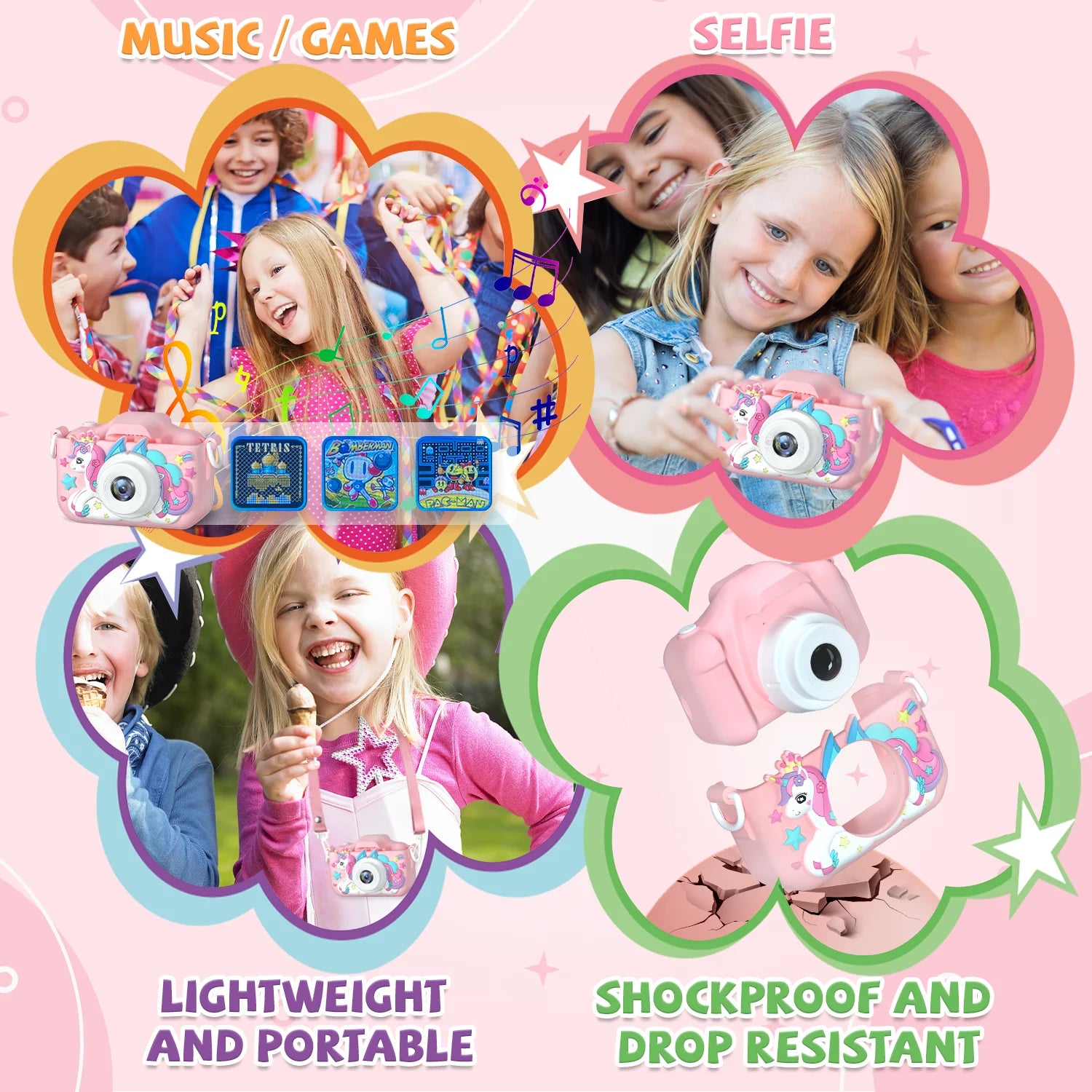 Capture every moment with this 1080P HD children’s digital video camera—featuring a 2.0-inch screen, perfect for toddlers to explore photography and video!