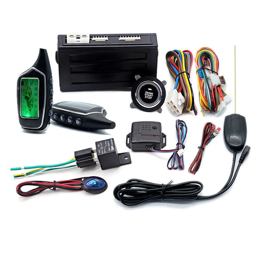 K5 Remote Starter and Car Alarm Smart App Remote Start Stop System for Cars Engine Push Start System with Auto Ignition Button